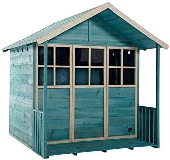Deckhouse Wooden Playhouse Teal