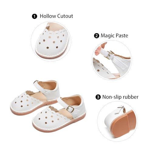 Image of GINFIVE Toddler Girls Sandals Girls Toddler Sandals Little Girls Kids Shoes
