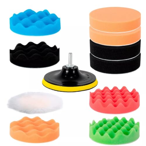 Conteúdo gerado para: Kit Polimento Automotivo 3 Polegadas Espumas Boinas P/Furadeira - 11 Peças