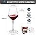 MICHLEY Unbreakable Stemmed Wine Glass 100% Tritan Plastic Dishwasher available Glassware 15 oz, Set of 6