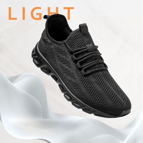 Oltyutc Mens Gym Running Shoes Slip-On Tennis Shoes Non Slip Breathable Workout Sneakers for Walking Jogging4