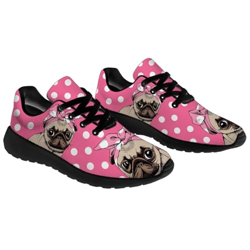 Women's Men's Pug Shoes Comfortable Lightweight Tennis Running Shoes Walking Sneakers Gifts for Men Women4