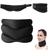 Neck Support for Snoring,Necksupport - Never Snore Again, Adjustable Soft Foam Neck Brace Ergonom...