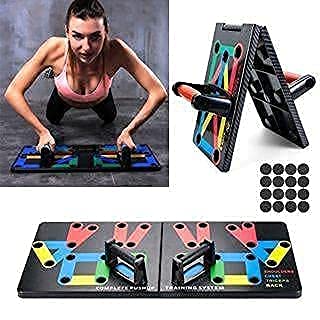 Image of GRAZIA Push Up Board with Foam Grip Handle for Chest Press, Home Gym Fitness Exercise, Strength Training, Push Up Bar Stand for Men and Women, Exercise Equipment for Home