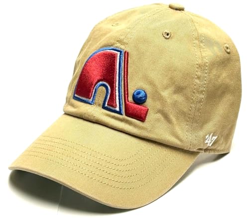 Quebec Nordiques Franchise Vintage Khaki Hat Cap Adult Men's Fitted XX-Large - XXL
