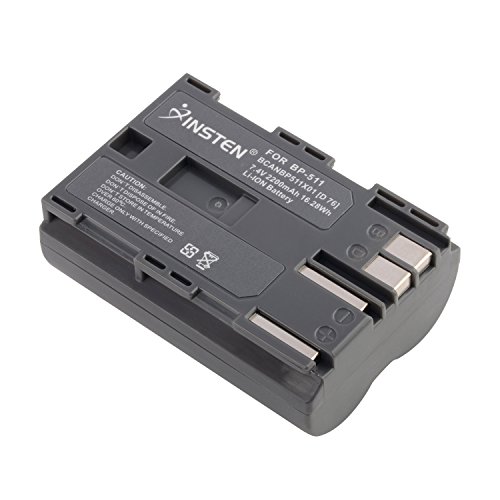 Insten Replacement for Canon BP-511 Li-ion Battery for Canon BP-511A BP-508 BP-512 BP-522 EOS 5D 50D 40D 20D 20Da 30D 10D Digital Rebel 1D D60 300D D30 Kiss Powershot G5 Pro 1 Pro1 G2 G3 G6 G1 Pro90 Insten Replacement for Canon BP-511 Li-ion Battery for Canon BP-511A BP-508 BP-512 BP-522 EOS 5D 50D 40D 20D 20Da 30D 10D Digital Rebel 1D D60 300D D30 Kiss Powershot G5 Pro 1 Pro1 G2 G3 G6 G1 Pro90