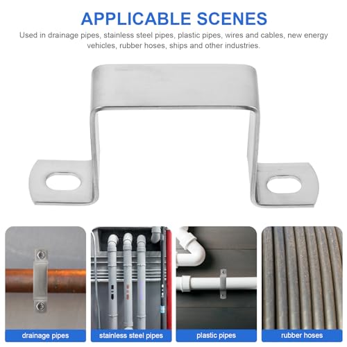 ULTECHNOVO 4Pcs U Shaped Connector Bracket, 2x2 Inch Clamp Bracket Clamp - Image 3