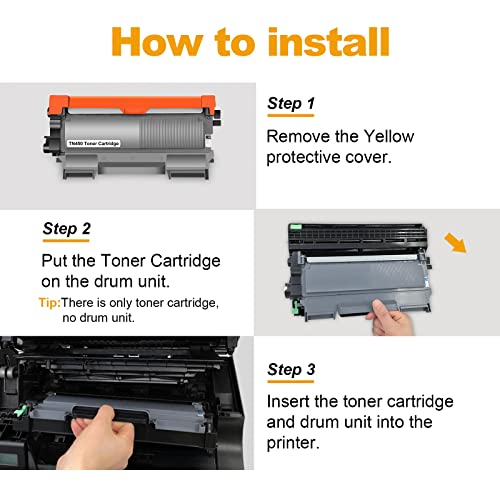 Cartucho de toner compatível com Galada para substituição para Brother TN450 TN420 TN-450 TN-420 par