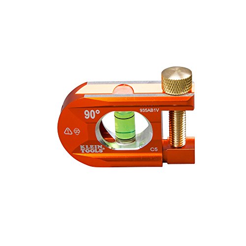 Klein Tools 935AB1V Offset Conduit Bending Level, 1 Vial, ACCU-BEND Precise 90-Degree Bends
