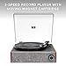 Victrola Eastwood LP – Bluetooth Record Player – 3-Speed Turntable, Audio Technica AT-3600L MM Cartridge, Vinyl Stream Bluetooth Output, Anti-Skip Floating Speaker System, RCA & 3.5mm Output (Walnut)