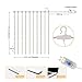 Curtain Lights, 8 Modes Fairy Lights String with Remote Controller, IP64 Waterproof, USB Plug in Twinkle Lights for Weddings, Parties, Backdrop, Wall Decorations, 300 Led（9.8x9.8Ft, Warm White）