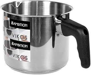 Ambition Vikos Pot for Milk Stainless Steel Non-Heating Plastic Handle (1.8L)