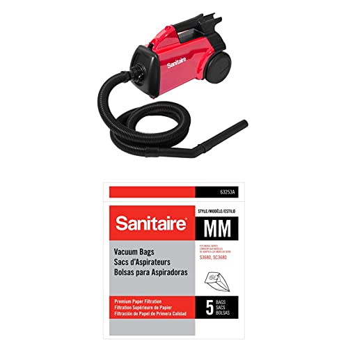 Sanitaire canister vacuum + filter pack
