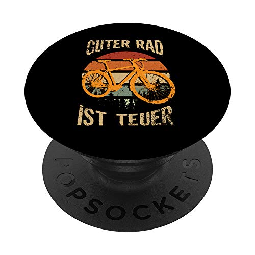Guter Rad Ist Teuer Retro Trekking Rad Bike Jungs Männer - PopSockets Ausziehbarer Sockel und Griff für Smartphones und Tablets