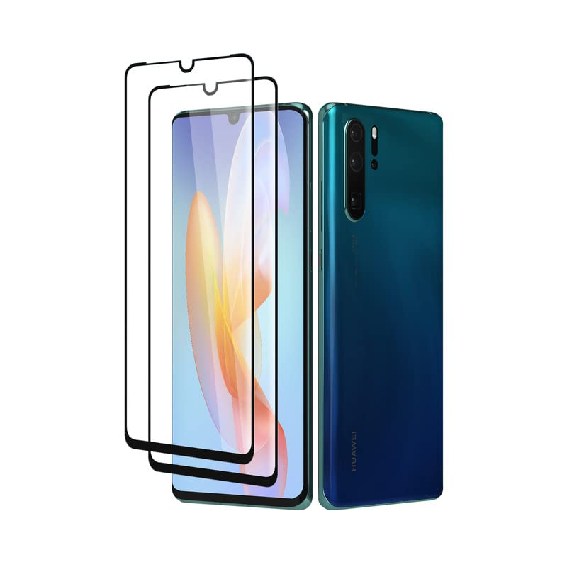 Devgoed [2 Stück] für Schutzfolie Huawei P30 Pro Panzerglas Anti-Bläschen Displayschutz Huawei P30 Pro Folie Anti-Fingerabdruck Anti-Kanten Displayfolie Schutzglas