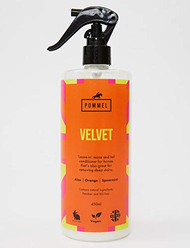 Pommel | VELVET | Mane and tail conditioner | Natural | Cruelty-free | No Parabens or SLS | British-made | Vegan | Highly-effective