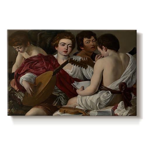 Caravaggio | Musicians in One Frame | Canvas Wall Art | LT626