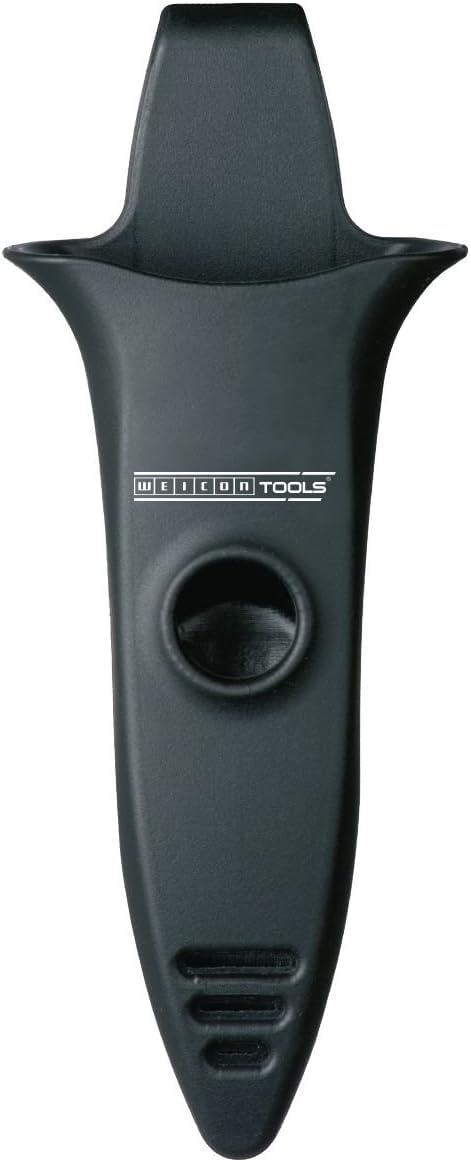 WEICON 52000035 Câble Ciseaux Numéro 35 – Pince à dénuder avec fonction à sertir à dénuder Ciseaux électricien avec fonction Couper, Bleu