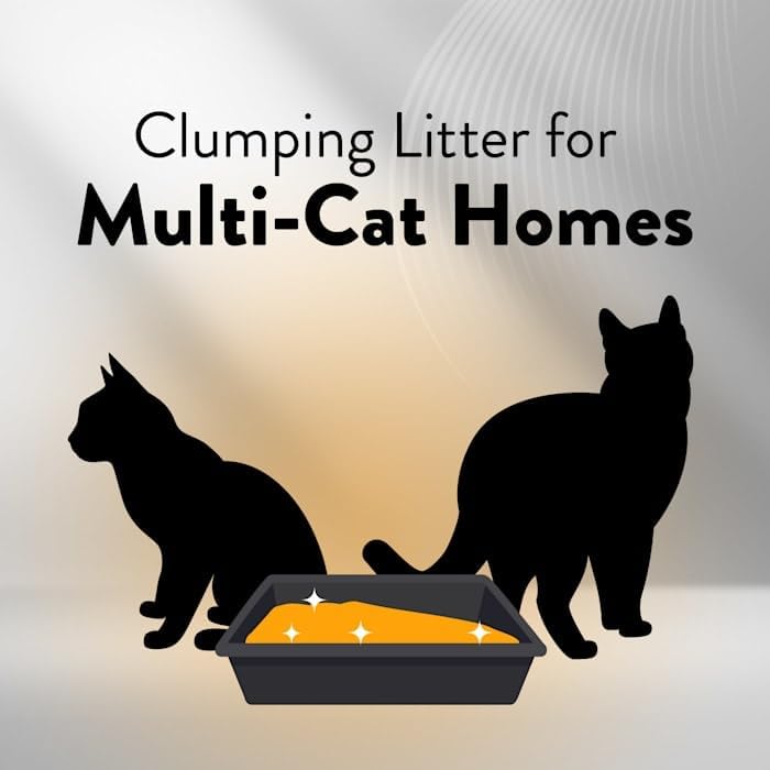 Arm & Hammer Hardball Lightweight Clumping No-Mess Scooping Cat Litter Multi-Cat 15 lbs.