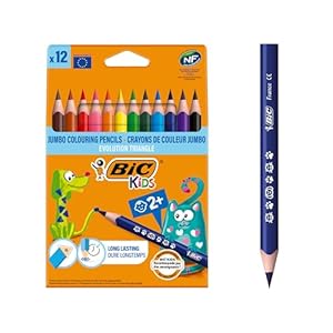 BIC Kids ECOlutions Evolution Buntstifte, 12 Farben