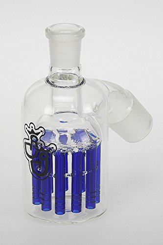 J & J Mega 11-Arm Perkolator 18,8/29,2 er Vorkühler der Extraklasse Farbe: BLAU ! Ice Bong Perkolator