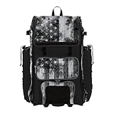 Boombah Rolling Catchers Superpack 2.0 Baseball/Softball Gear Bag - 23-1/2' x 13-1/2' x 9-1/2' - USA...