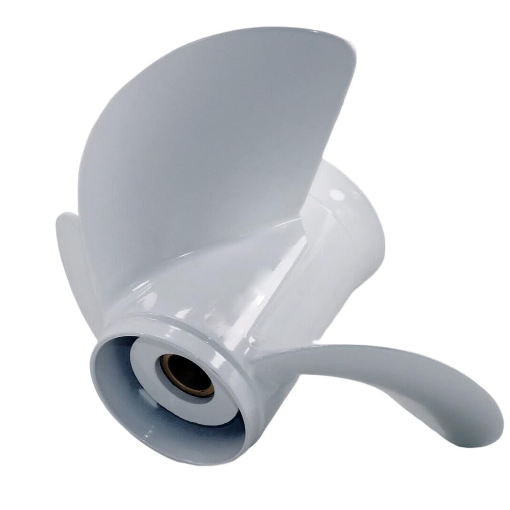 Hélice Bateau Yamaha 13 1/4 X 17-K - Aluminium, 15 Dents, Pour Moteurs 60HP à 130HP, Hors-bord, Rotation Droite