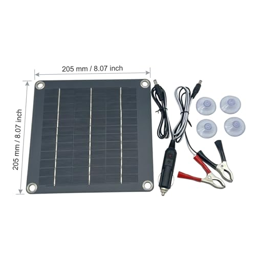 Cargadores de goteo solares de 10w con panel monocristalino para coche 4