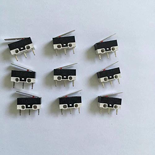 Micro switch souris W-10a avec réinitialisation automatique et clic ultra précis 10pcs