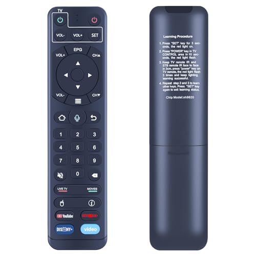 V2 Pro Replacement Voice Remote Control Compatible for vSeeBox V1 / V2 / Elite/Max, Replacement for...
