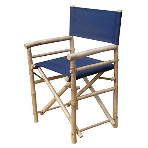 Rxjyt Replacement Cover Canvas Director Chair Canvas Replacement Cover Canvas Covers For Bamboo Director Chair Bamboo Camping Folding Chair (Blue) Foldable Director's Chair Replacement Cover #TOP3