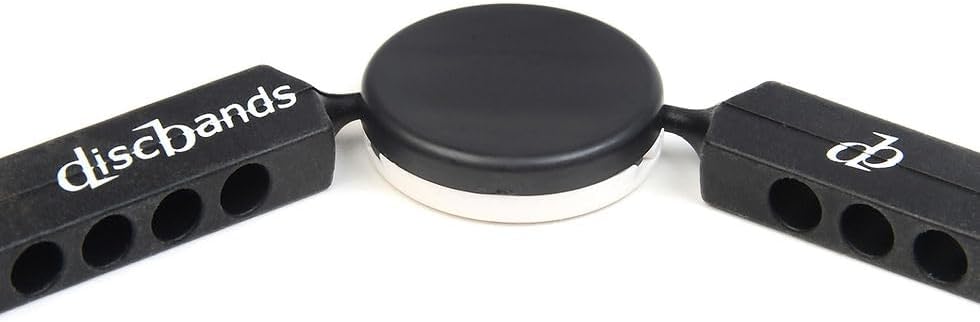 Miniatura 3 de Discbands - Pulsera de posesión alternativa para árbitros Baloncesto Lacrosse Oficiales Choice Home Away Negro Blanco