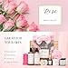 Spa Gifts for Women，10pcs Self Care Kit ROSE Scented with Facial Cleanser, Scrub Body Wash, Facial Clay Mask, Facial, Essential Oil, Birthday Gifts Skin Care Set, Mothers Day Gifts Ideas