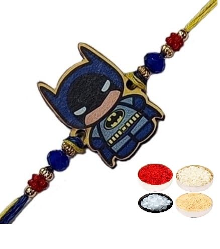 Chota Cute Baby Batman Kids Rakhi for Brother Bhaiya Raksha Bandhan with Tikka (B0CF96DH45) Amazon Price History, Amazon Price Tracker