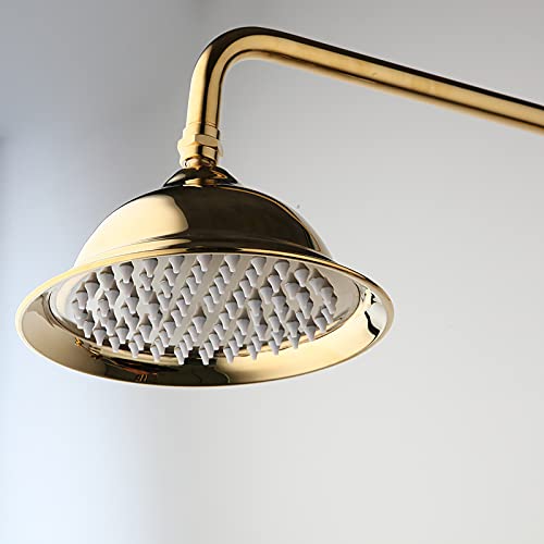 Ensemble de douche cascade et pluie dorée pour salle de bain moderne - 6