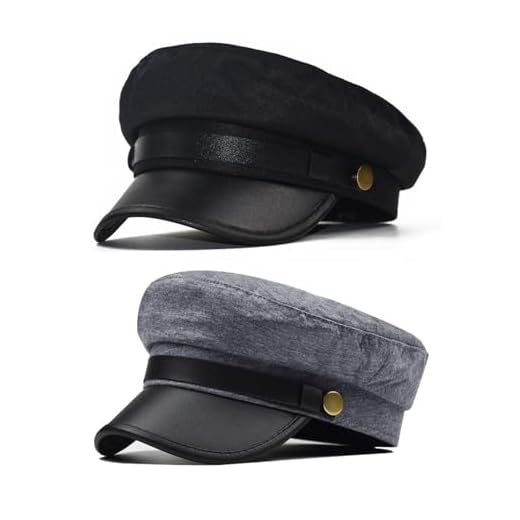 HDGSAFD 2 Piezas Gorras Planas, Sombrero Retro de Conductor, Accesorios de Ropa y Cosplay