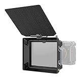 shape matte box 4x4 Design modulare multifunzionale: SMALLRIG Star-Trail Matte Box Basic Kit 3556 è progettato per fotocamere mirrorless per evitare che la luce solare o altre luci causino bagliori e bagliori e per controllare le immagini sullo schermo. È dotato di una scatola opaca con un'apertura da 95 mm, anelli adattatori filettati, vassoio del filtro da 4x5,65
