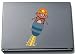 Produktbild pinkelephant Laptopaufkleber Laptopskin clm028 - Lustige kleine Monster - Katze trägt einen Helm - 210 x 128 mm Aufkleber