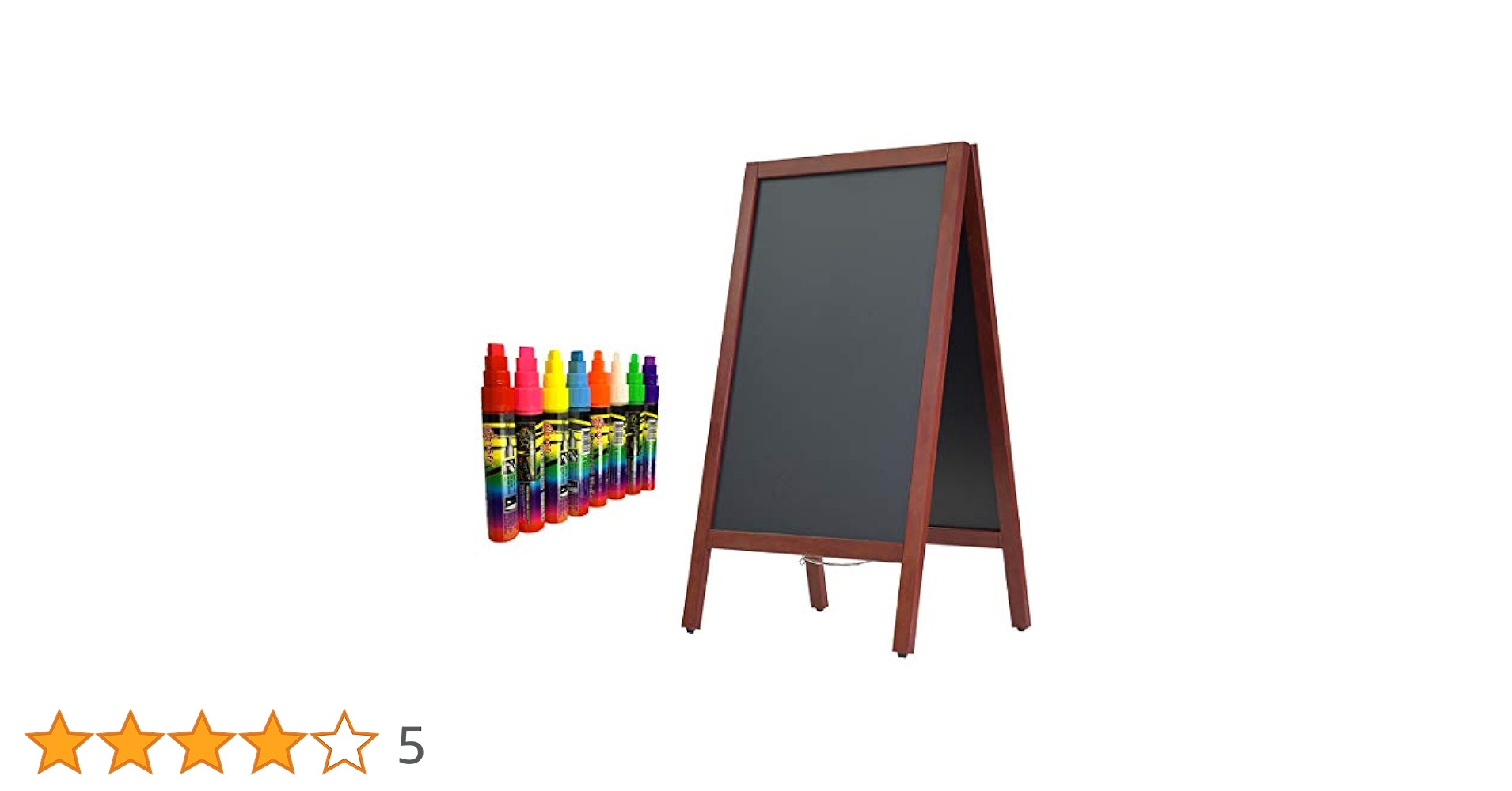Amazon | A型ブラックボード両面90Lマーカー太字8色セット／A型