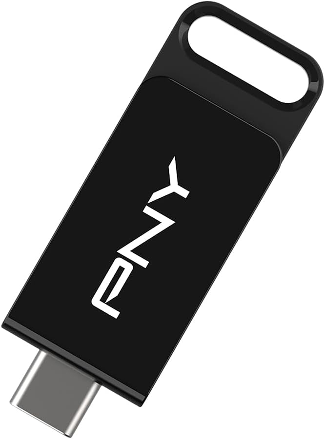 PNY 128GB Elite Type-C USB 3.2 Flash Drive - Up to 120MB/s Read and Write Up to 10x Faster Than USB 2.0, Reliable Design, Durable and Portable, Type-C Port