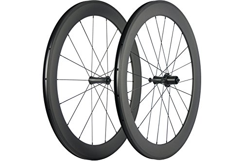 Weight: 1595g±30g/pair WINDBREAK BIKE 60mm Depth Carbon Wheel 700c 23mm Matte Finish Clincher Wheelset