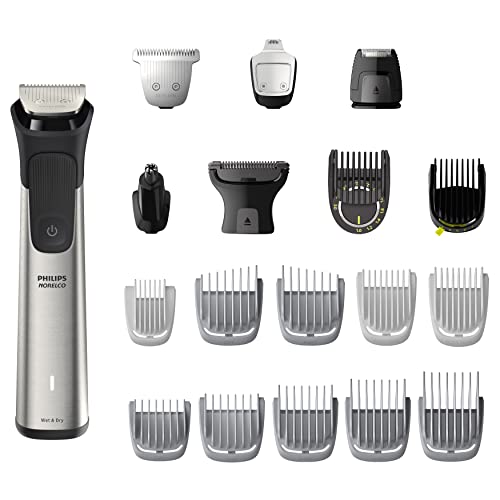 New Philips Norelco Multigroom Series 9000 - 21 Piece Men's Grooming Kit For Beard, Body, Face, Nose, Ear Hair Trimmer W/ Premium Storage Case, Mg9510/60 #TOP6