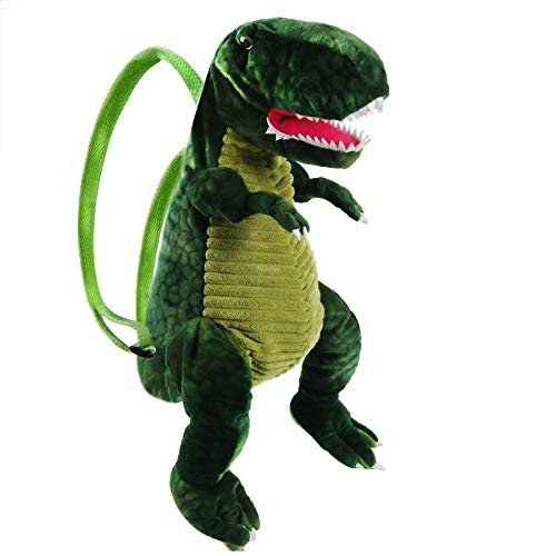 Houswbaby Plush Dinosaur Backpack Preschool Shoulder Bag for Travel and Adventure Stuffed Animal