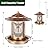 Bird Feeders for Outdoors Hanging, Metal Bird Feeder with Large Roof, Wild Birdfeeders Outside Hanging Squirrel Proof for Garden Yard