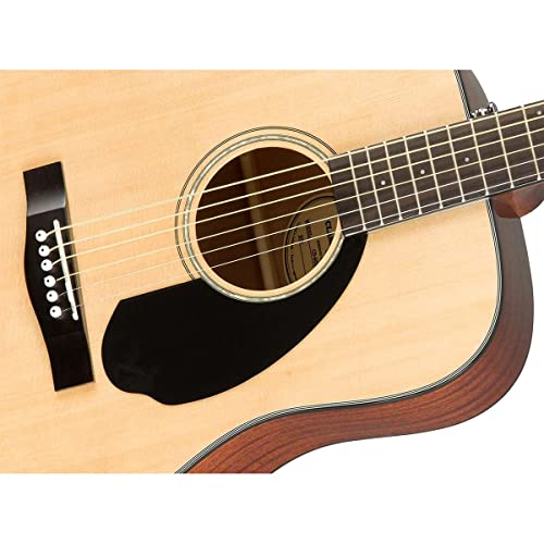 Fender Cd-60S Dreadnought V2 Pack Acoustic Guitar, Natural, With Gig Bag And Accessories #TOP6