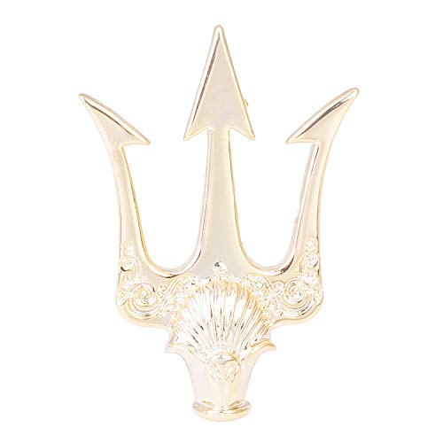 Image of Vintage Alloy Trident Cravat Pin Brooch Pin Lapel Collar Pin Business Shirt Suit Stick Pins