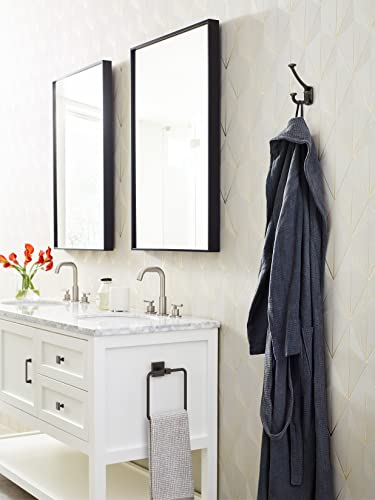 Image of Amerock Vicinity Triple Prong Oil-Rubbed Bronze Wall-Mounted Hook