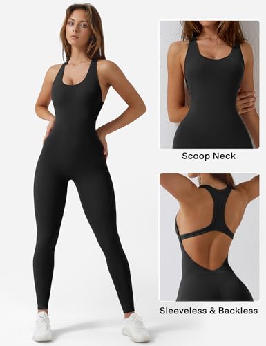 YEOREO-Womens-Backless-Jumpsuits-Gloria-Sleeveless-Scoop-Neck-Bodycon-Romper-Racerback-Jumpsuits-Grey-XL