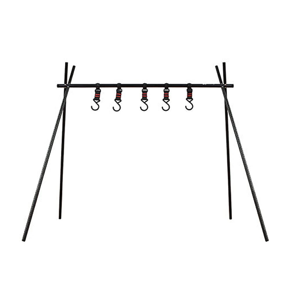 Set of 2 ShineTrip Outdoor Tent Shelf Camping Aluminum Alloy Light Weight Shelf Portable Triangles Folding Rack Travel Clothes Hanger