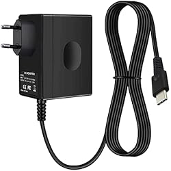 Cargador De Nintendo Switch Original Cargadores Switch para Nintendo Switch/Switch Lite/Switch OLED, adaptadores de Carga rápida 15v 2.6a, con Cable de Cargador 5ft, Soporte para el Modo de televisión